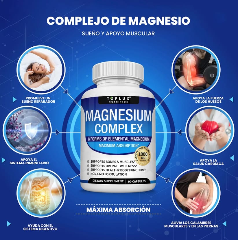 Magnesium Complex - Formula avanzada de Alta Absorción