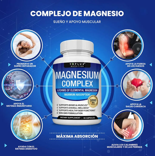 Magnesium Complex - Formula avanzada de Alta Absorción