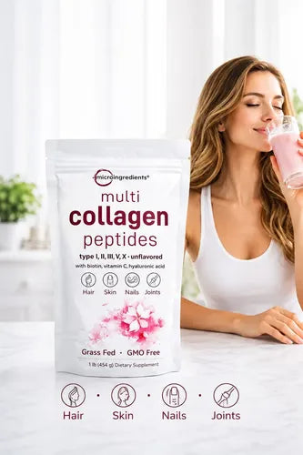 Multi Collagen Peptides - Regeneración Total para Piel, Cabello, Uñas y Articulaciones